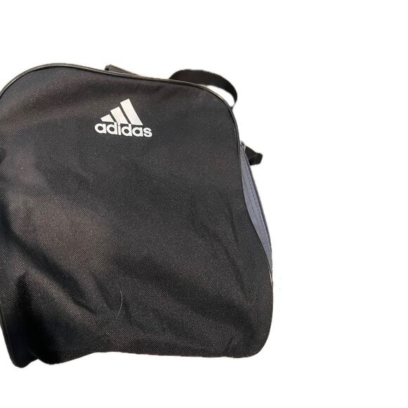 Adidas Defender Medium Black Gray Gym Bag 20"x10"x10" - Picture 6 of 6